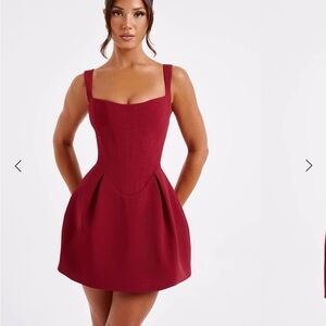 Gorgeous burgundy mini dress